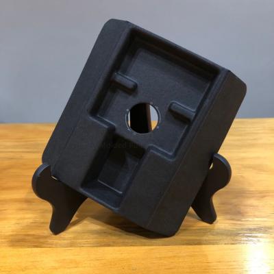 Black Pulp Molded Fiber Tray