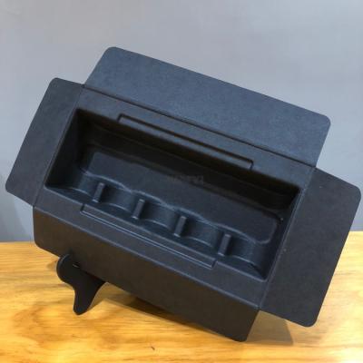 Molded Paper Fiber Black Tray